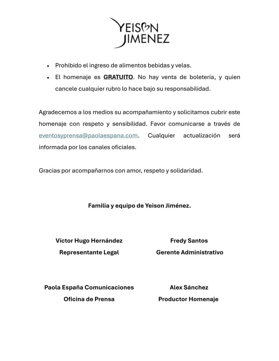 Yeison Jiménez tweet media
