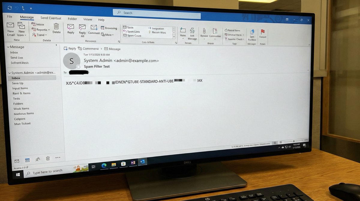 lauriewired's tweet image. This string is the spammiest possible email you can get.

A typical spam threshold triggers at a score of 5.

GTUBE (Generic Test for Unsolicited Bulk Email) tests at 1000.

It's so, unbelievably strong, putting it in your email can ruin your sender score permanently.