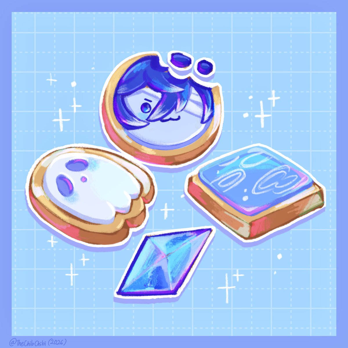 TheChibChibi's tweet image. Fazukai Frosted Bites ❄️👻 #FazuArtz