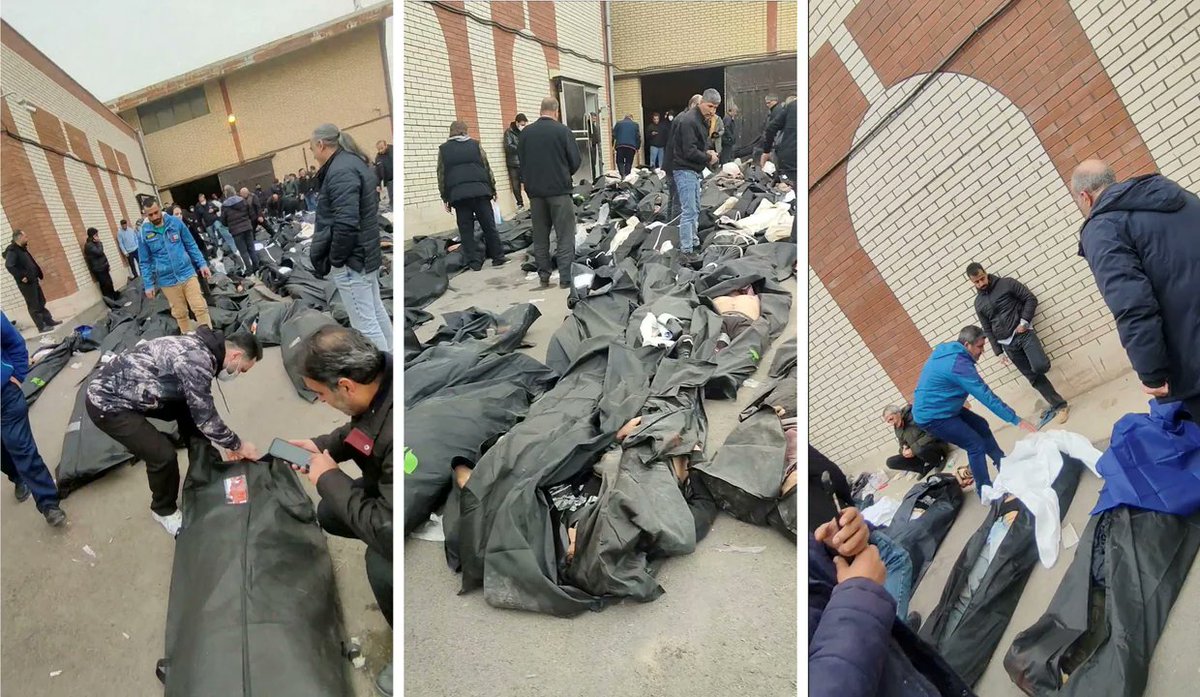 adagamov's tweet photo. 🇮🇷 CBS News сообщает, что информация, которая сегодня начала поступать из Ирана, указывает на то, что подавление властями более чем двухнедельных массовых антиправительственных протестов, вероятно, оказалось значительно более смертоносным, чем сообщали активисты за пределами страны. После частичного восстановления телефонной связи для исходящих звонков из Исламской Республики два источника, включая одного внутри Ирана, сообщили CBS News, что погибли как минимум 12 000 человек, а возможно — до 20 000.

Установить истину чрезвычайно сложно из-за того, что иранская власть в течение последних пяти дней полностью отключала интернет и телефонную связь в стране. Несмотря на то, что на пятый день полный интернет-блок продолжал действовать, некоторым иранцам во вторник удалось позвонить за пределы страны, хотя звонки в Иран из-за рубежа по-прежнему были невозможны.

Источник внутри Ирана, сумевший связаться с внешним миром, сообщил CBS News во вторник, что активистские группы, пытающиеся установить полное число погибших на основе данных от медицинских работников по всей стране, считают, что число жертв составляет не менее 12 000 и может достигать 20 000.

Тот же источник рассказал, что силы безопасности посещают многочисленные частные больницы по всему Тегерану и угрожают персоналу, требуя передать имена и адреса тех, кто проходит лечение от травм, полученных во время протестов.

CBS News не удалось независимо подтвердить столь масштабное число погибших, о котором сообщил источник; оно в разы превышает данные, публиковавшиеся в последние дни большинством активистских групп, хотя сами эти группы подчёркивали, что их подсчёты, скорее всего, занижены.

Оппозиционный телеканал Iran International во вторник заявил, что имеющаяся у него информация указывает примерно на 12 000 погибших. Источник в Вашингтоне, имеющий контакты в Иране, сообщил CBS News во вторник, что, по словам заслуживающего доверия информатора, число жертв, вероятно, составляет от 10 000 до 12 000 человек.

Иранские власти не публиковали регулярных официальных оценок общего числа погибших в ходе волнений. Агентство Reuters во вторник со ссылкой на неназванного иранского чиновника сообщило, что с начала протестов 28 декабря погибли около 2 000 человек, и возложило ответственность за насилие на «террористов», находящихся под иностранным влиянием, даже заявив, что зачинщикам беспорядков платили за разжигание хаоса.