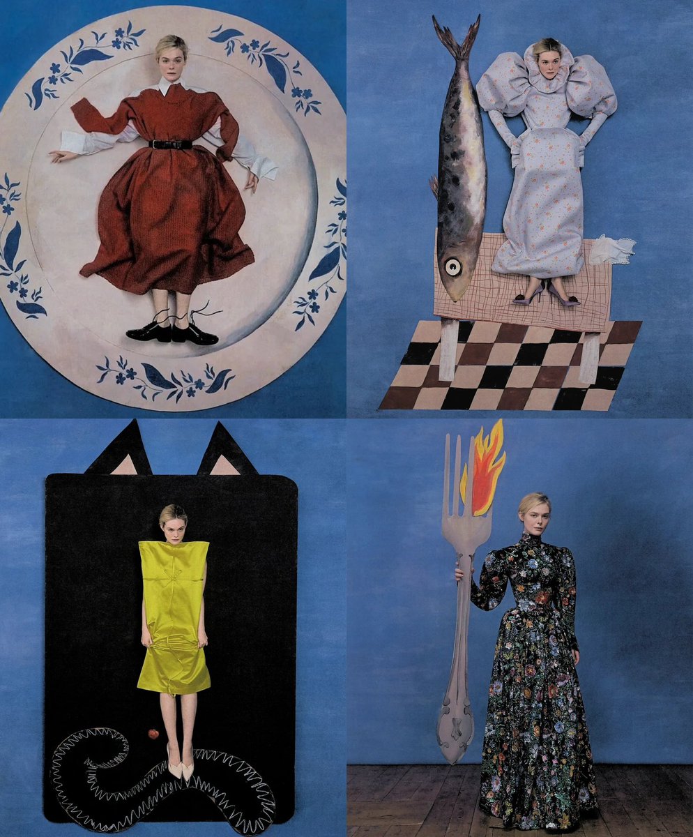 Elle Fanning photographed by Szilveszter Makó for Who What Wear Magazine.