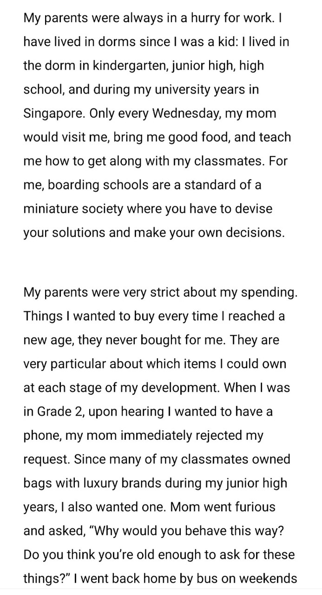 yushuxin_esther's tweet photo. TRANSLATION OF #ESTHERYU'S INTERVIEW WITH THE PEOPLE MAGAZINE IN 2020:

"Many people said my family is very well-off, having excellent living conditions. They seem to think I am a little princess who could effortlessly get whatever I desire. But that’s not the case.

#YuShuxin https://t.co/PPWLy81jfg