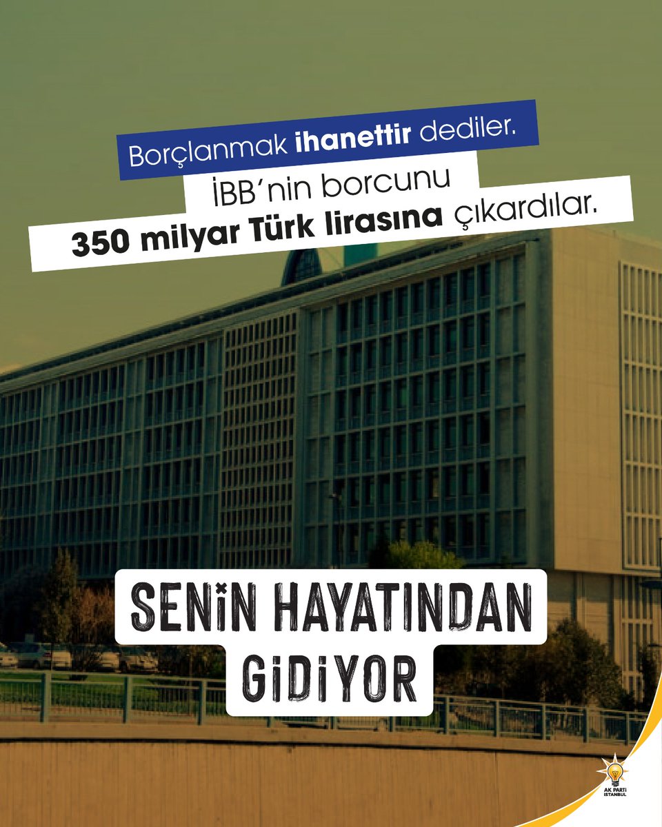 İstanbul yönetilmiyor.
İstanbul’u yönetemiyorlar!

#SeninHayatındanGidiyor