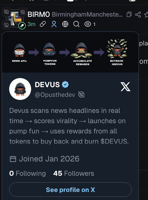 DEVUS tweet media