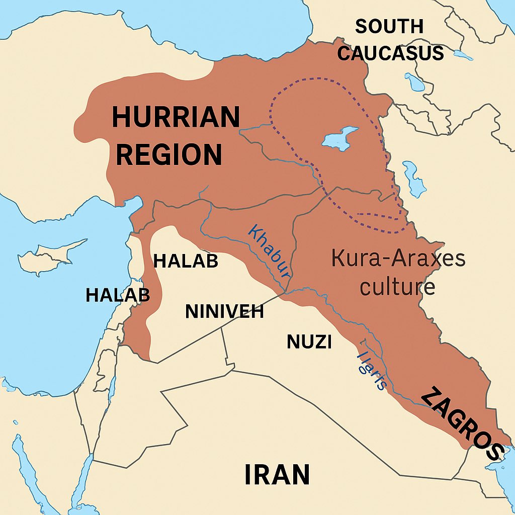 codeandclan's tweet image. The #Hurrians
The Hurrians (Hurrians / Hurrites) were an ancient people who inhabited a broad geographical area in the ancient Near East, encompassing northern Mesopotamia, northern Syria, and eastern Anatolia, as well as parts of northwestern Iran and the southern Caucasus. This…