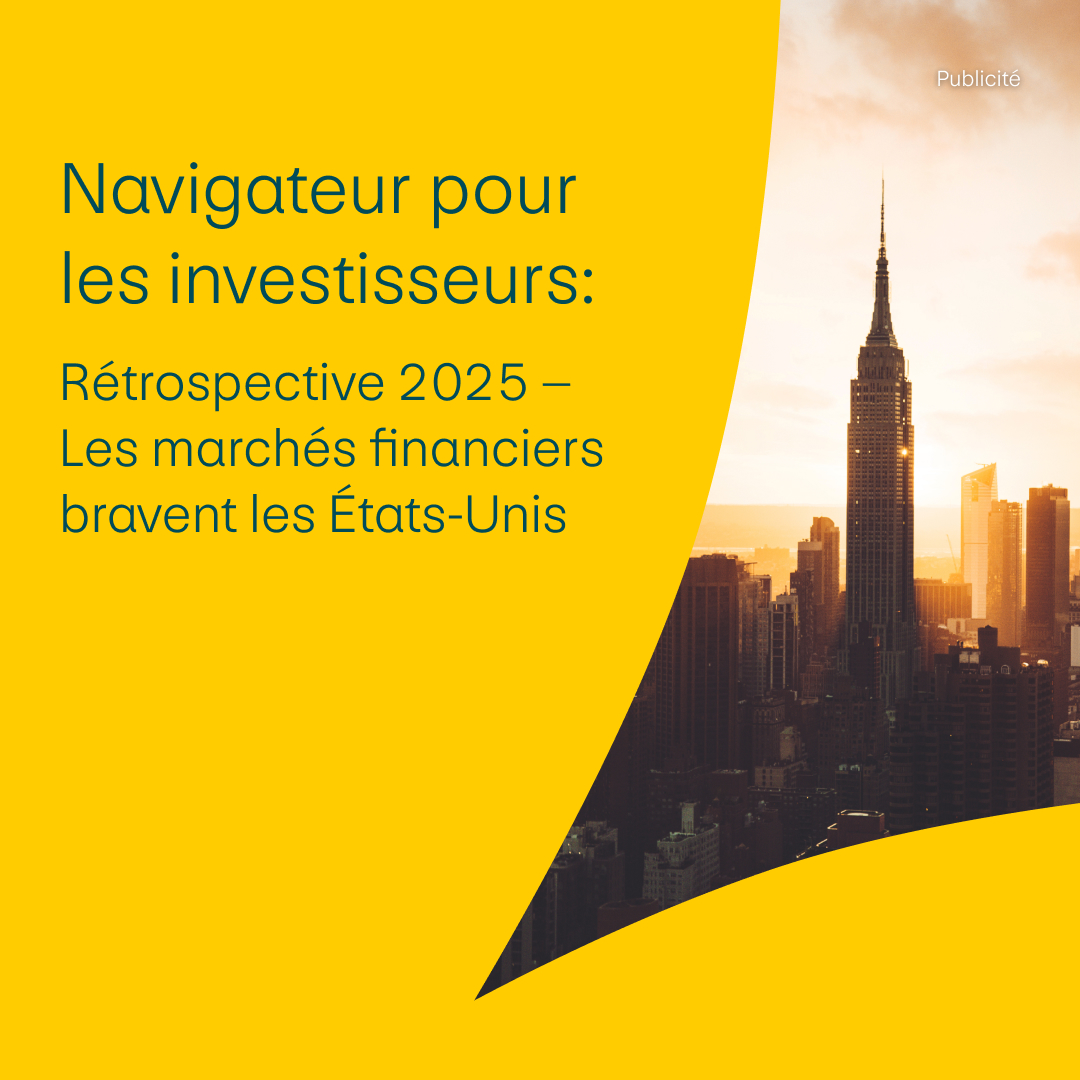PostFinance's tweet image. Marqués en 2025 par le conflit commercial avec les États-Unis, les marchés ont enregistré plusieurs reculs avant de se rétablir et nombre d’entre eux ont atteint de nouveaux records. #OpinionSurLeMarché

🔗 bit.ly/4sA9Fin

(Mentions légales: bit.ly/4jzfR5X)