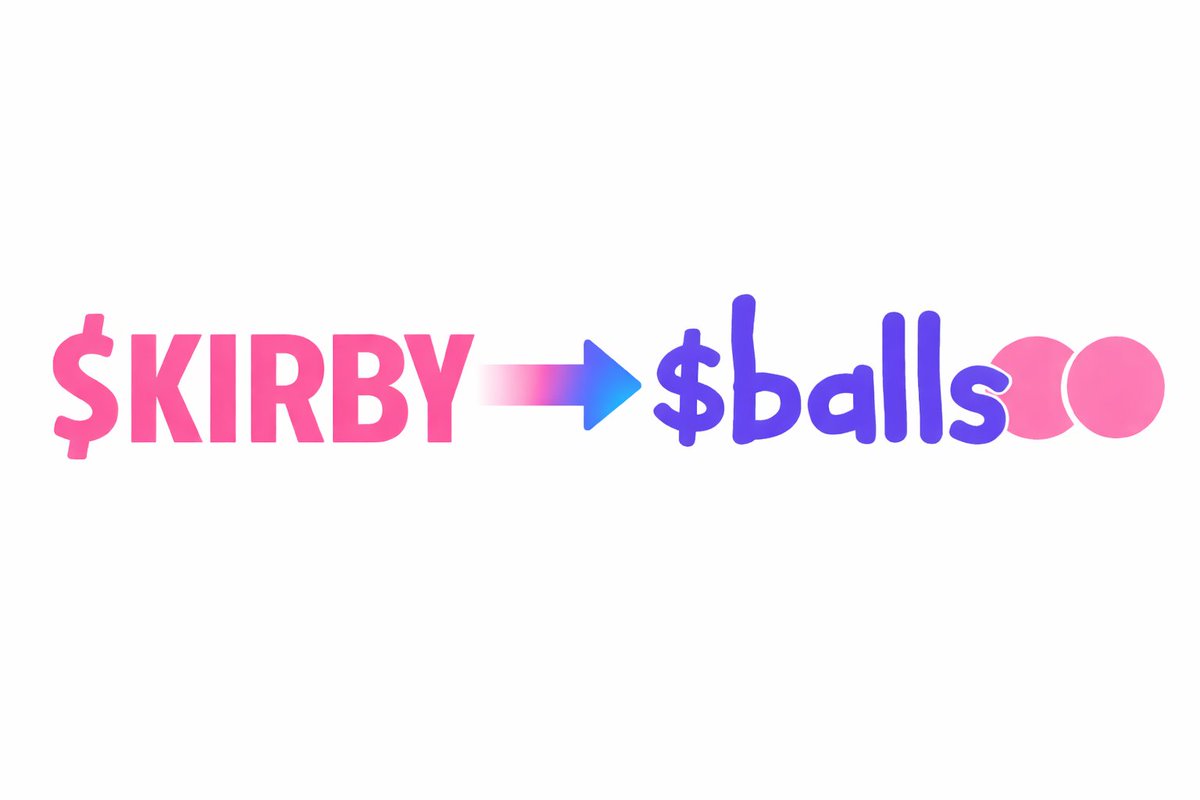 It’s time for the big one.

Next week, $KIRBY enters a new era. One that gives the community the strongest possible foundation moving forward.

After working closely with the Jupiter Studio team, we’re officially migrating the token from $KIRBY → $BALLS on 21st January.

For the
