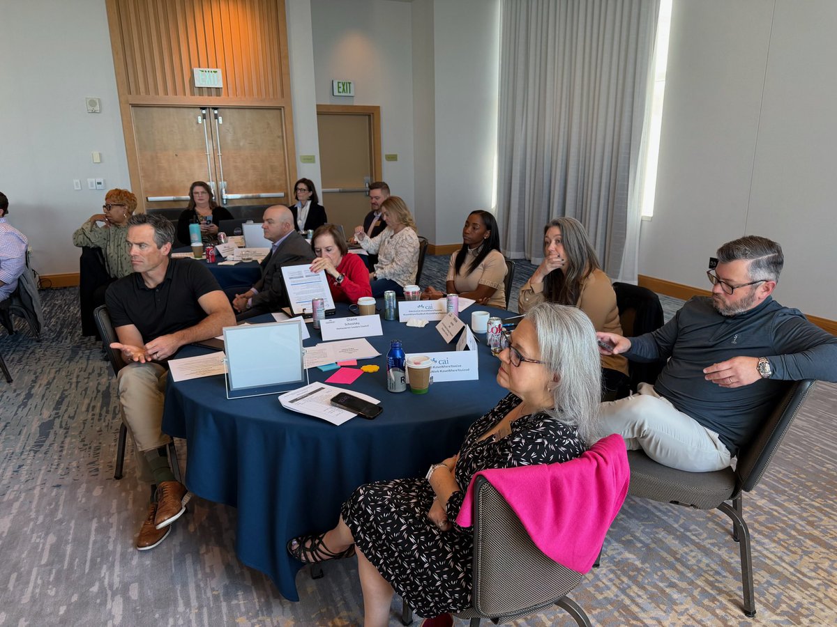 The 2026 CAI Board of Trustees members hard at work, strategically planning for bold moves and big ideas in the new year. It’s going to be an impactful year for CAI and our members! #WeAreCAI #LawSeminar2026