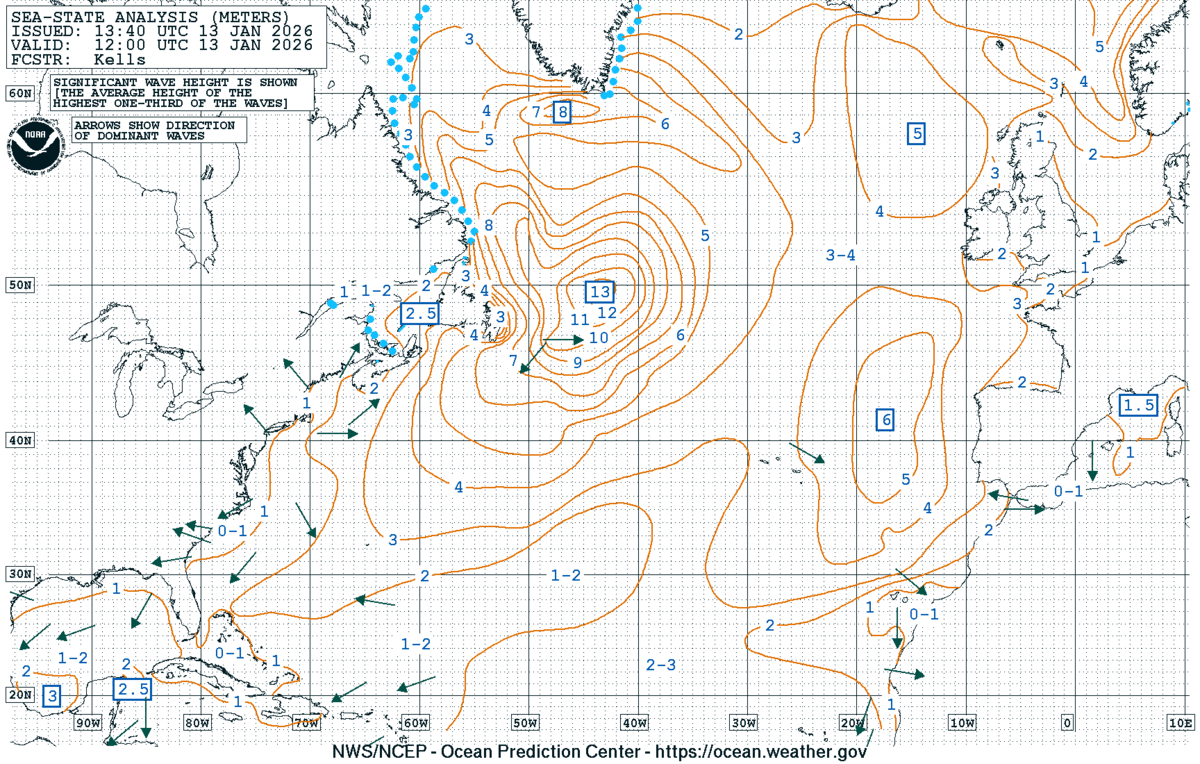 NWS Ocean Prediction Center tweet media