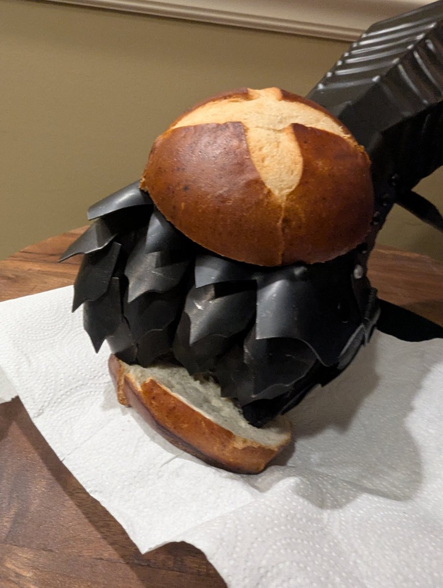 Dark Enchantress Cookie, I have made you a meal.

It's called a knuckle sandwich.