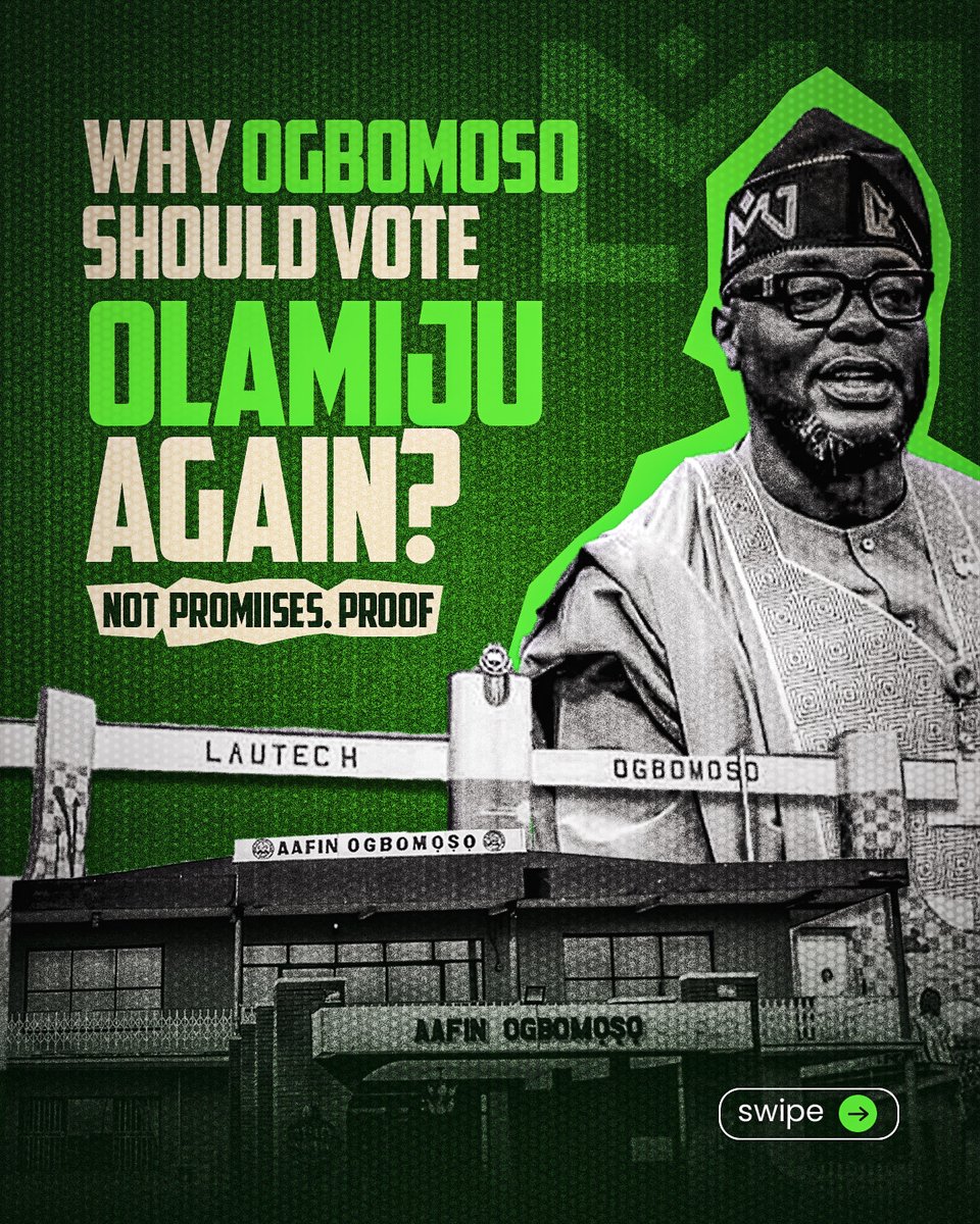 CalebIbidokun's tweet image. "Leading with vision, strength, and unity. Olamijuwan Akala for a brighter Ogbomoso in 2027. 🌟✊

 #LeadershipThatDelivers"#OlamijuwanAkala
#Ogbomoso2027 #VisionForOgbomoso
#LeadershipWithIntegrity #YouthEmpowerment
#ProgressAndUnity #NigeriaDecides