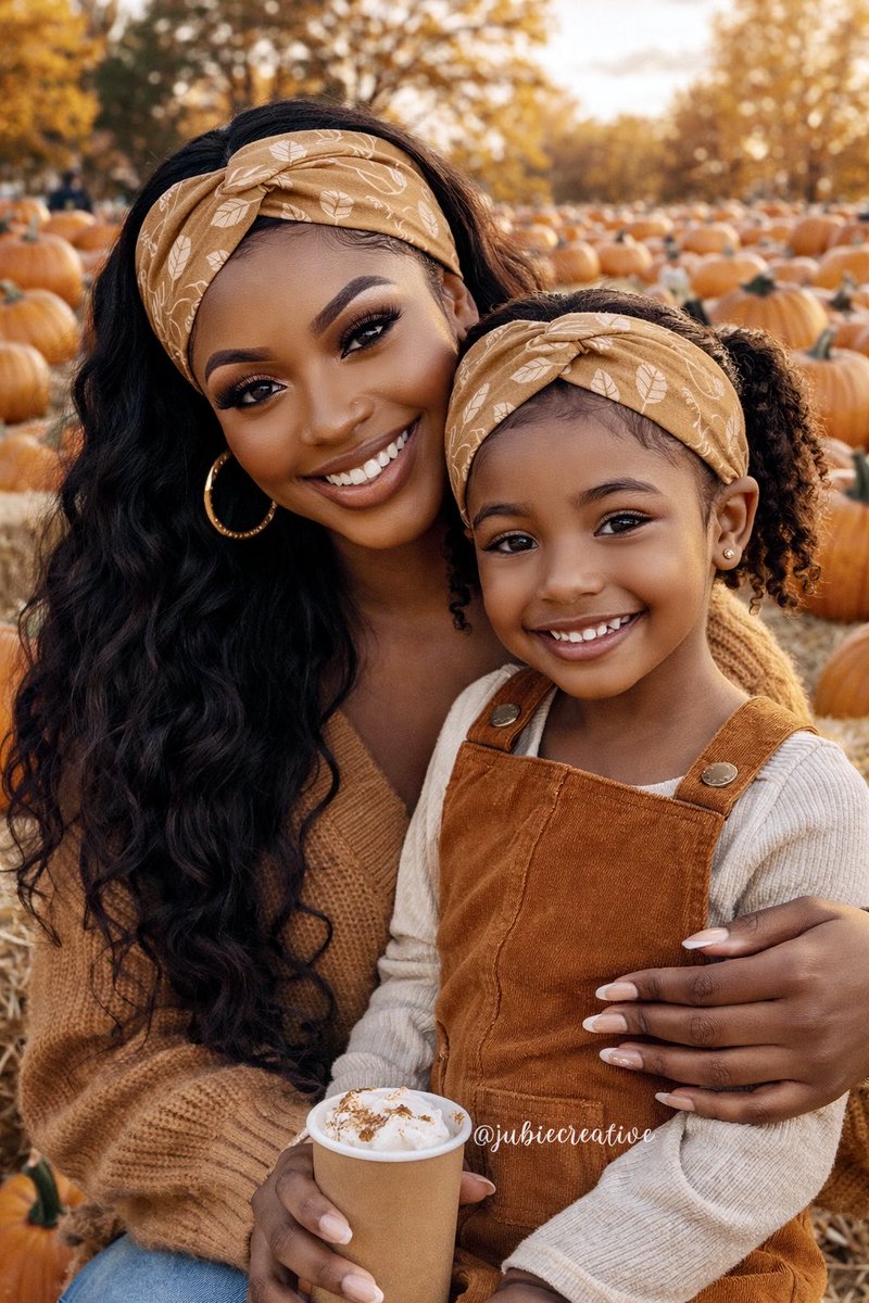 JubieCreative's tweet photo. Cozy mommy + me moments like these 🤍✨
Christa and Caylie sharing something special in our Fall Leaves headband set. Matching pieces, soft details, and memories that matter 🤎🍂
#JubieCreative #MommyAndMe #HandmadeStyle #CozyDetails https://t.co/65ppjOxalG
