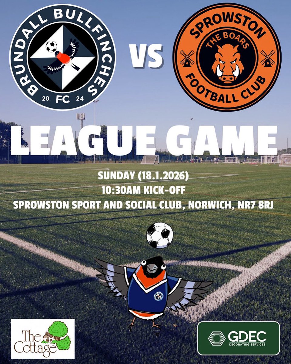 Brundall Bullfinches FC tweet media