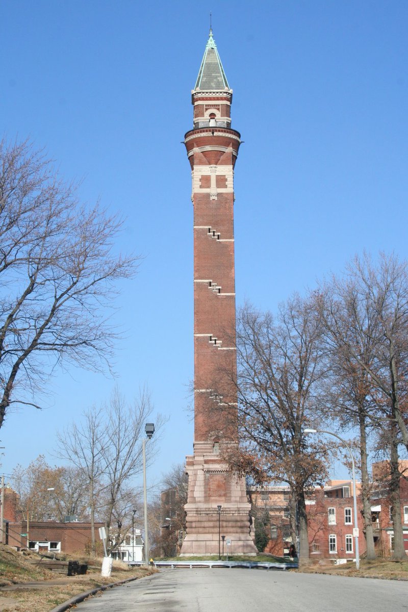 StLouisWaterDiv's tweet image. Three of the ONLY remaining seven standpipe water towers in America call the City of St. Louis home:  the Grand Avenue Water Tower. the Bissel Street Water Tower, and the Compton Hills Water Tower.