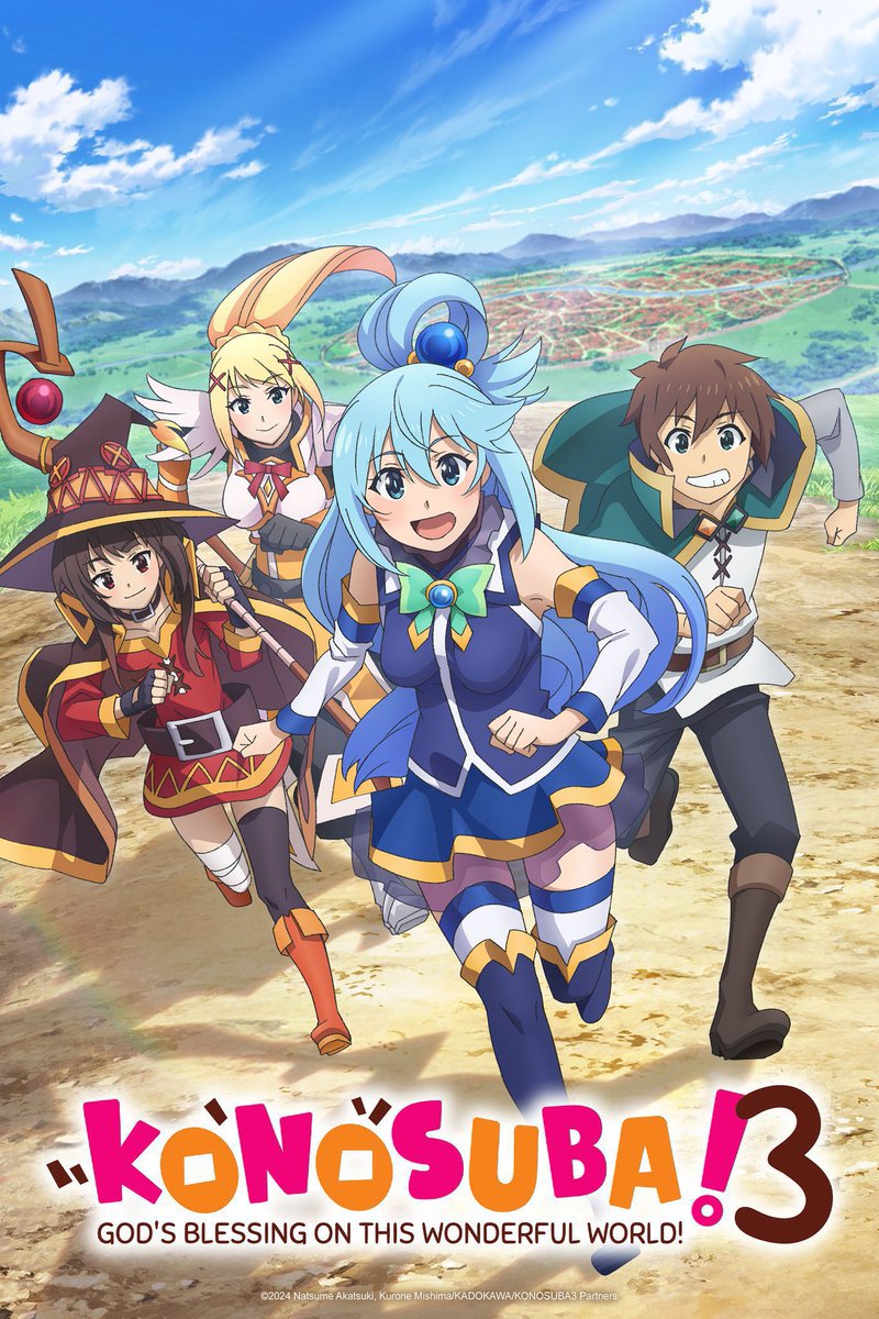animetv_jp's tweet image. KONOSUBA -God's blessing on this wonderful world! Season 4 Officially Announced!

✨More: konosuba.com