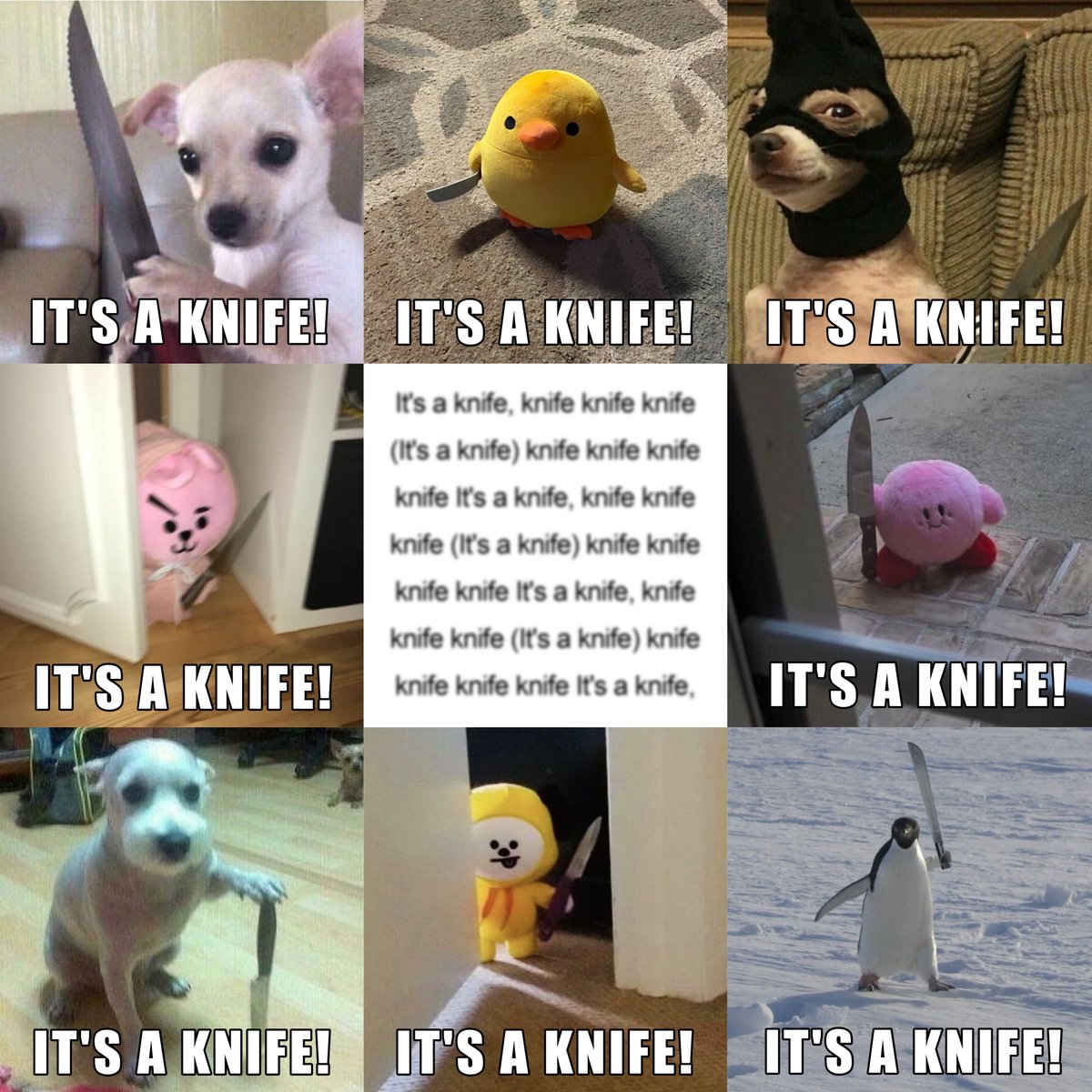 rikittalgi's tweet image. IT'S A KNIFE!