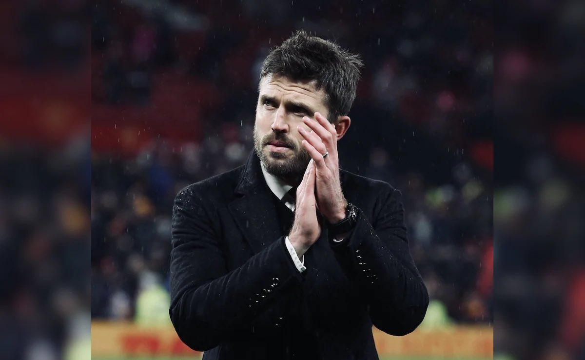 FK_Ghost_'s tweet photo. Michael Carrick steps in as Manchester United interim coach until season’s end. A familiar face returns to steady the ship at Old Trafford 🔴 https://t.co/A2YOWpwhEe