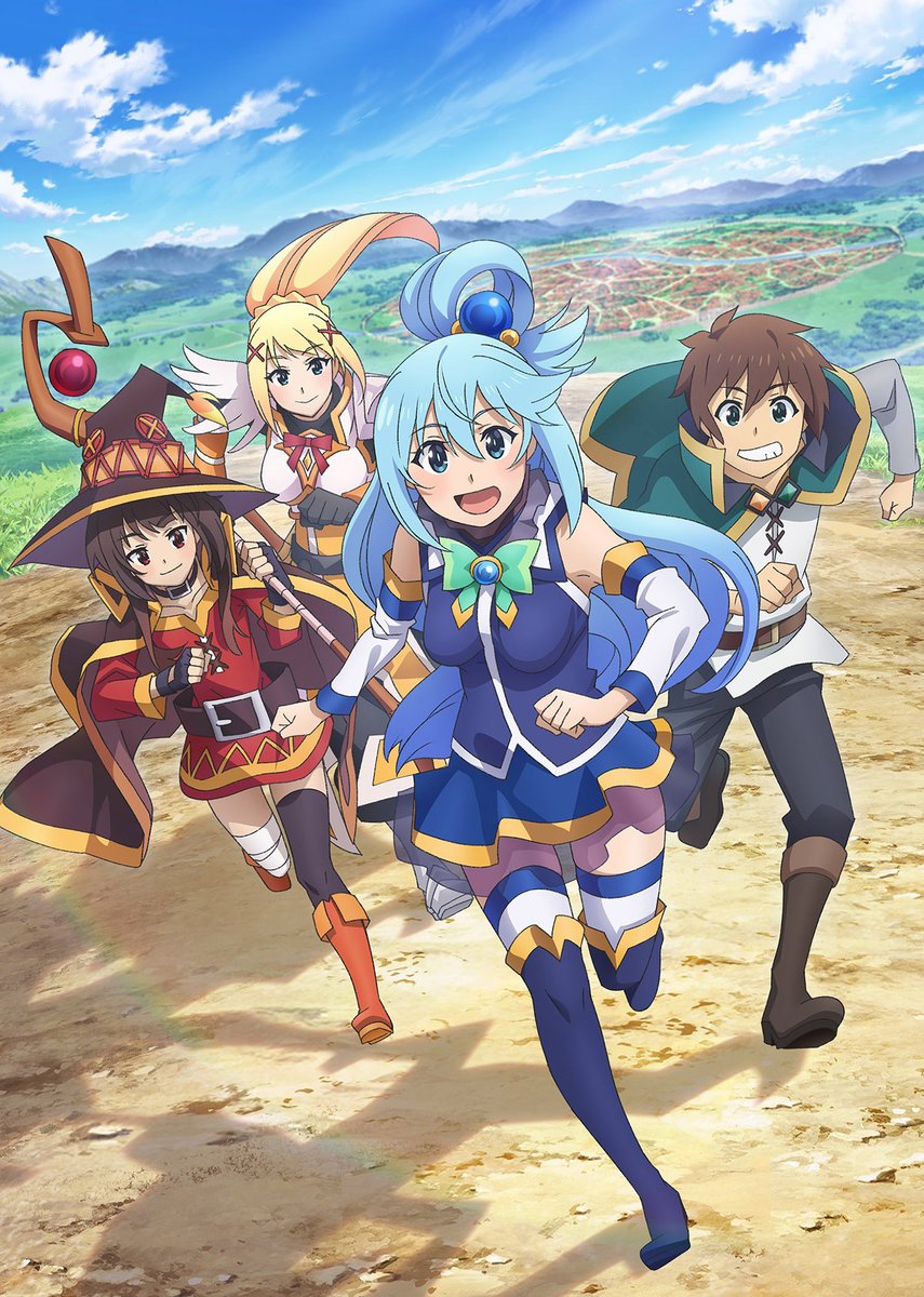 AniSelect's tweet image. ‘KONOSUBA -God's blessing on this wonderful world!’ Season 4 Officially Announced!