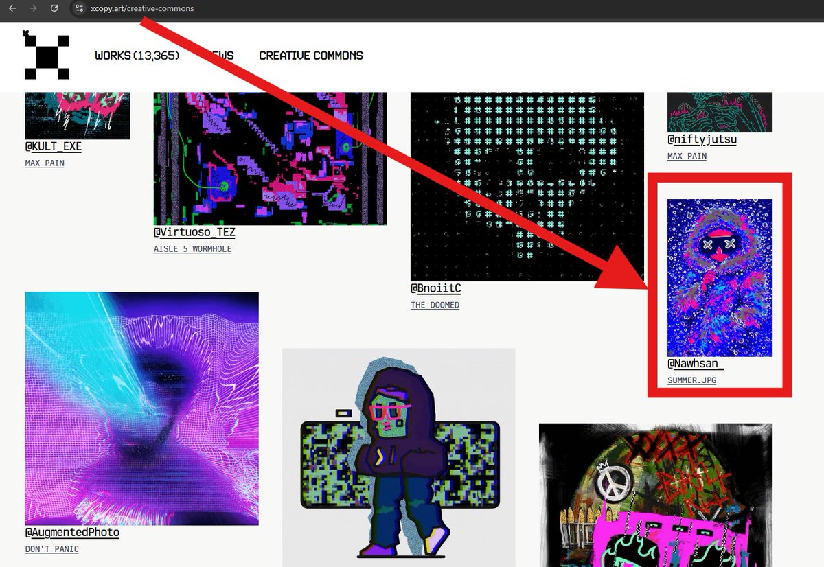 WOAH! My 2nd piece included on <a href="/XCOPYART/">XCOPY 🏴</a>'s website. Thank you X 🥹

If anyone wants it, its FREE, along with loads of other remixes on this page: 

transient.xyz/mint/winterjpg