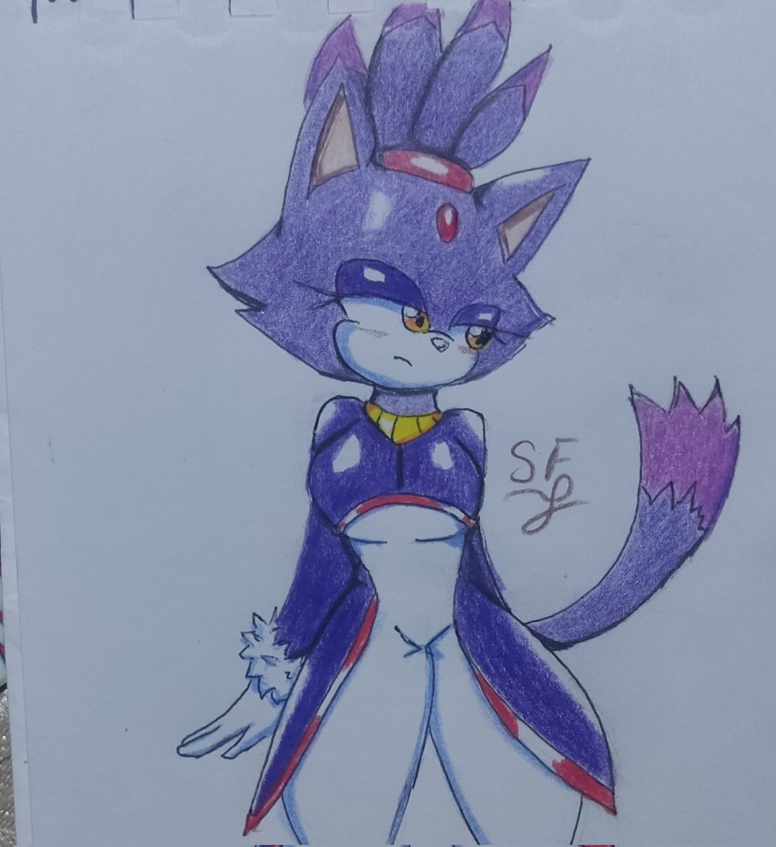 Dibujo de blaze uwu
