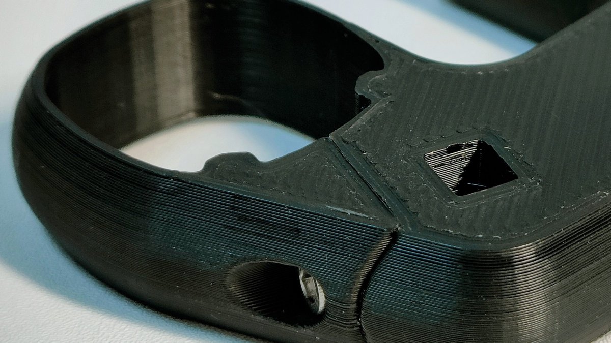 random_chartype's tweet image. 最近ハマってる形状
簡単にモデリングできて綺麗に印刷できます。
#ender3