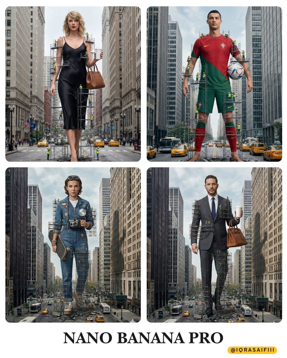 Giant figure with scaffolding