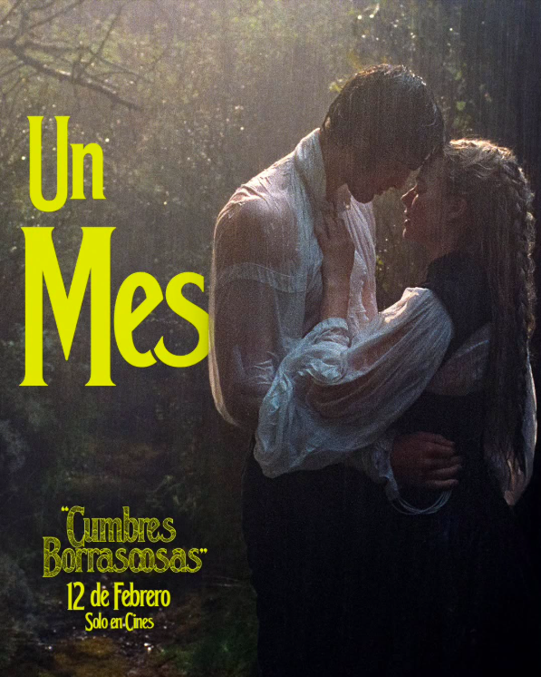Ya no aguanto más, ya quiero que este mes pase luego para ver a esa pareja darse besos bien borrascosos 🫦

💔 #CumbresBorrascosas – 12 de febrero, solo en cines. 🎬🍿