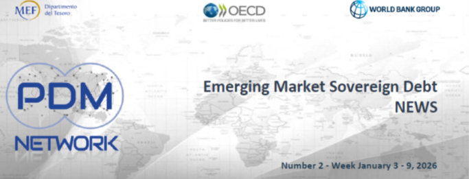 📣The Emerging Market Debt  News - Weekly Newsletter n. 2, 2026 -🗓️ Week January 3-9
is now available here👉shorturl.at/VnNGw
📝Subscribe to our newsletters 
 👉bit.ly/495cxJG
#publicdebt #sovbonds #EmergingMarkets
<a href="/MEF_GOV/">MEF</a>
<a href="/OECD/">OECD ➡️ Better Policies for Better Lives</a>
<a href="/WorldBank/">WorldBank</a>