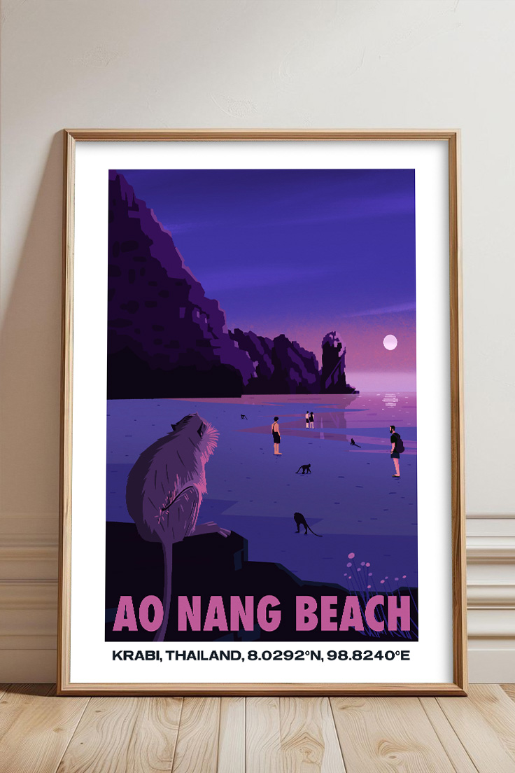 jamesboast's tweet photo. Ao Nang Beach Print https://t.co/zknA40ViMh

#travel #asia #thailand #krabi #illustration #print https://t.co/3VnMHyG0n0