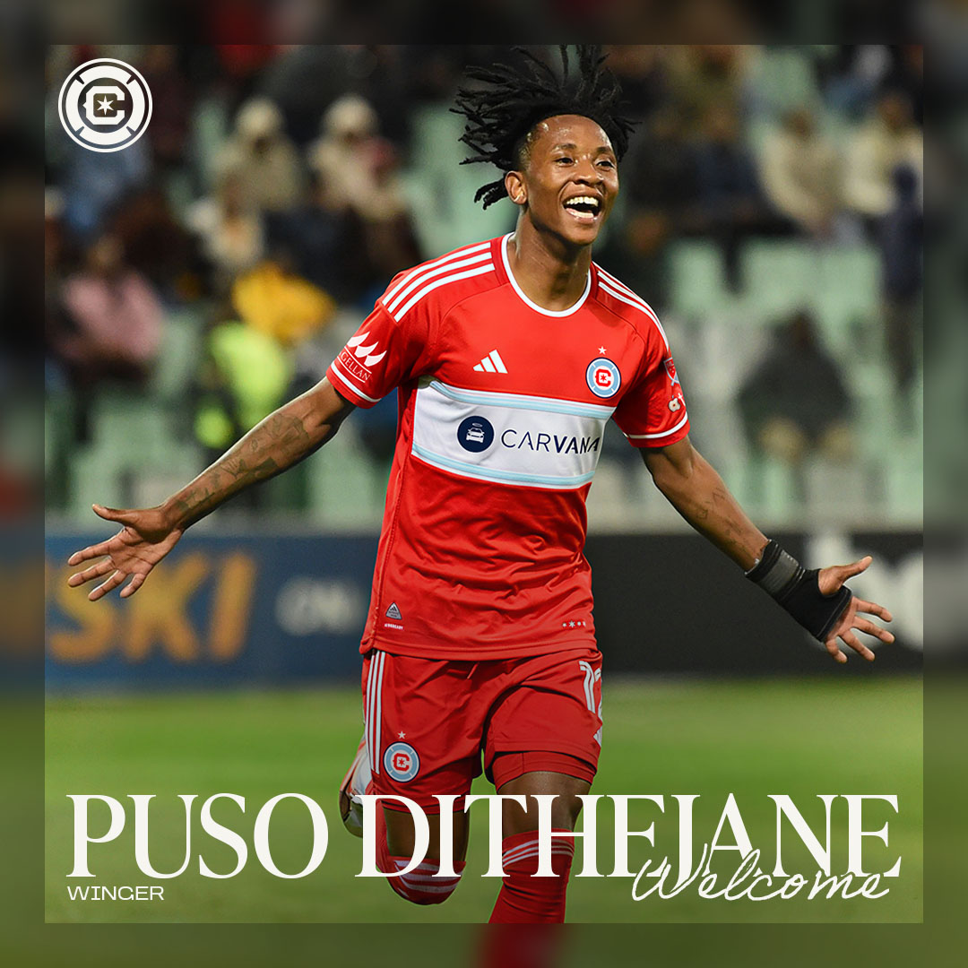 ChicagoFire's tweet image. Welcome to the Club, Puso 🇿🇦

We have acquired winger Puso Dithejane from TS Galaxy F.C. of South Africa’s Betway Premiership. #cf97