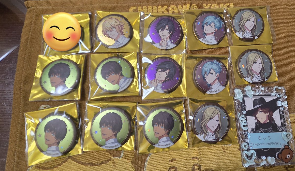 交換 譲渡】うたプリ スイパラ ライエモ 缶バッジ 譲)那月トキヤ2