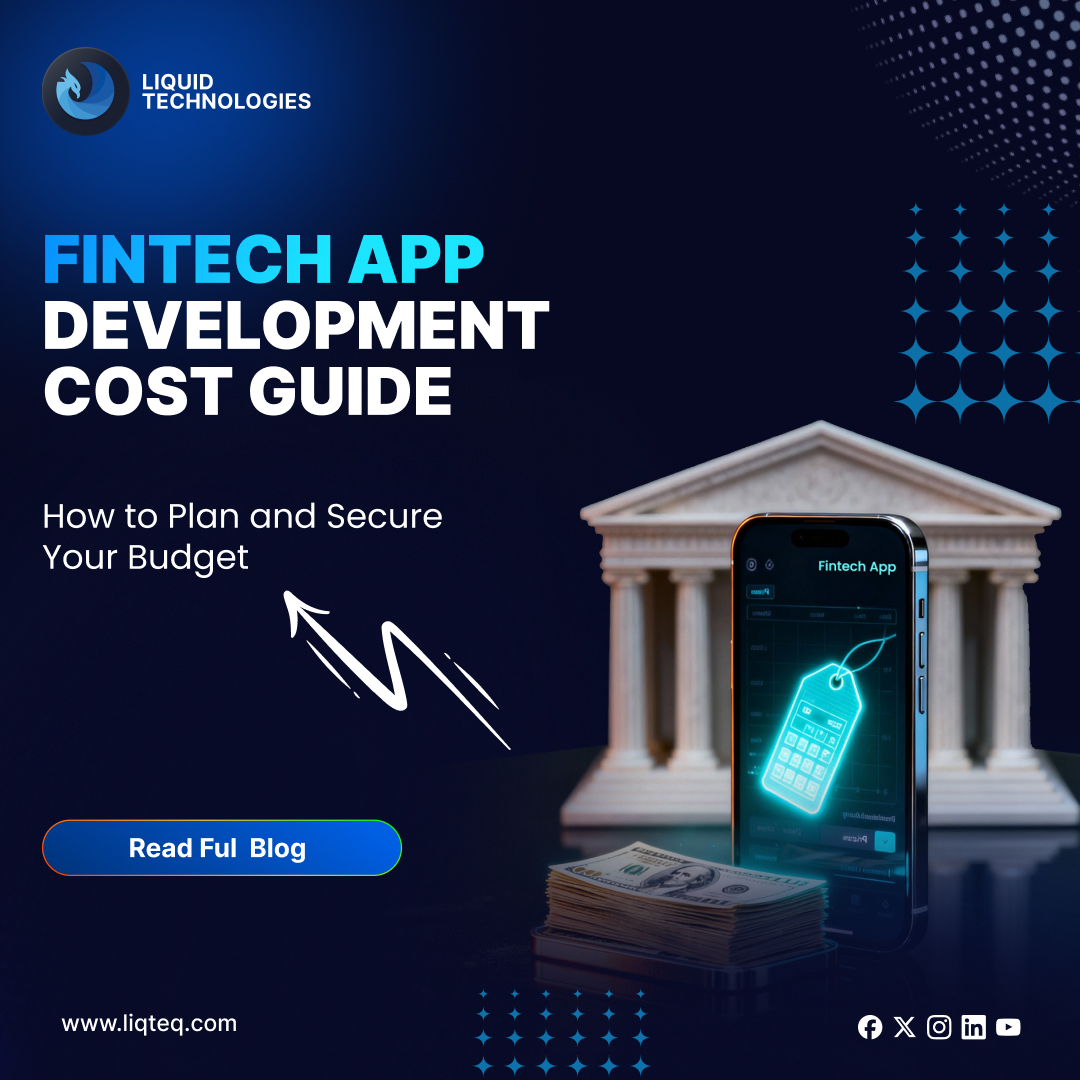 liqteq's tweet image. Planning to build a fintech app?

This cost guide breaks down development expenses, key budget drivers, and how to plan without surprises.

Read Full Blog: liqteq.com/blog/how-much-…

#LiquidTechnologies #cutomsoftware #mobileappdevelopment #FintechApp
