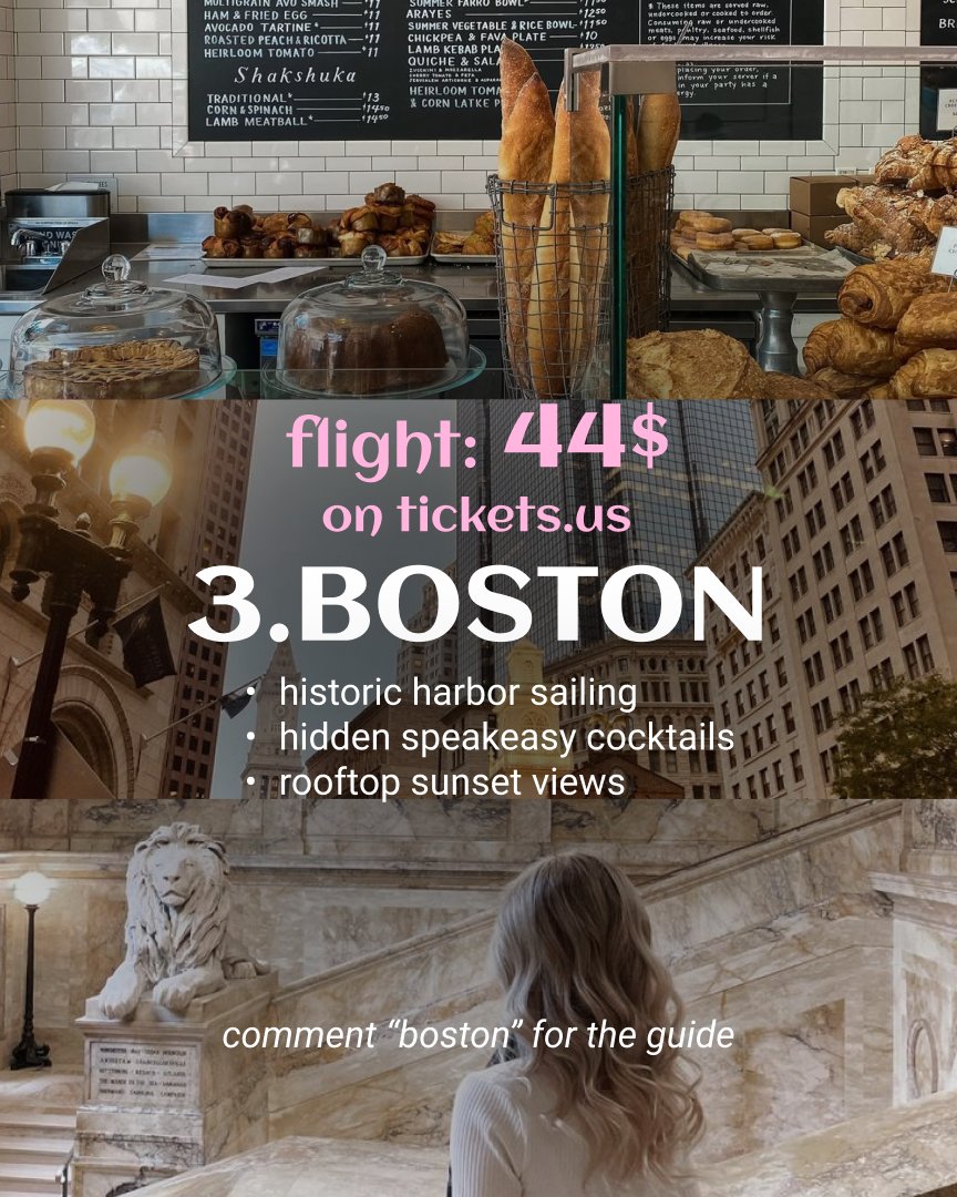 tickets_us's tweet image. One ticket. Endless stories ✈️
Fly from the New York — with flights starting at just $44!
New streets, new moments, new memories — without overspending.
📲 Book now on tickets.us and go make some memories!
#cheapflights #tickets_us #flightsFromNewYork