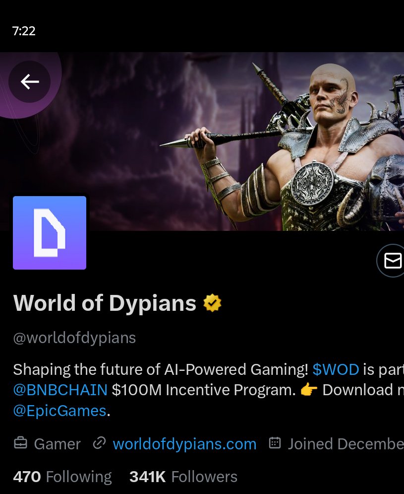 Its19shubham's tweet photo. @CoinDCXAssets Wow thanks @CoinDCXAssets  been waiting for this contest for a long time 🚀
It’s @worldofdypians $WOD 🔥

⚔️ Epic quests &amp; legendary challenges
🗺️ Vast open map to explore
🛒 In-game shop, NFTs &amp; staking
👥 Strong community
🎮 Gaming + DeFi + NFTs + AI 
 #50KTokensOnCoinDCX https://t.co/JD2GaS8Adm