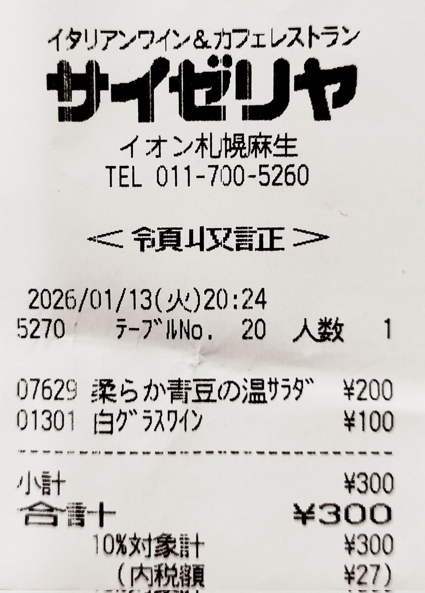 ちょいと１人飲み