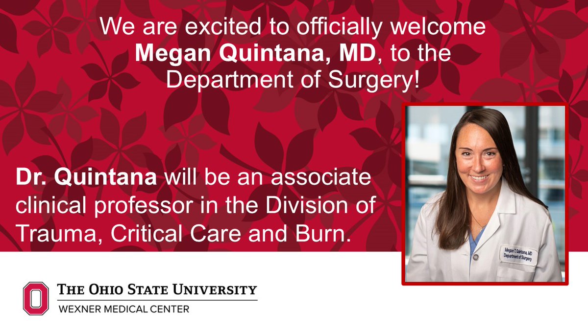 Ohio State Wexner Medical Center Surgery Dept. tweet media