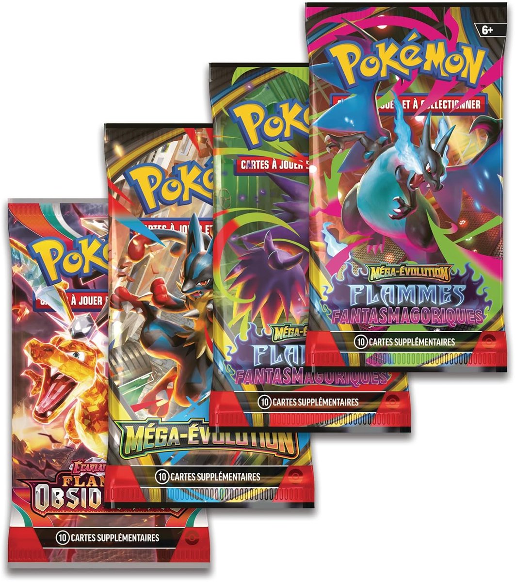 le_crocodeal's tweet image. 🔥 Info #Pokémon : attention le visuel n'est pas contractuel donc à confirmer lors des ouvertures MAIS normalement, voici le contenu FR des 2 Pokébox Pokémon de Méga-Dracaufeu X et Y qui sortiront le 20 février. Votre avis ? 👀