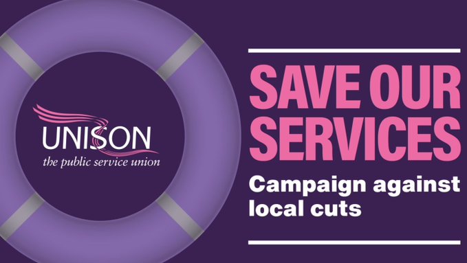 UNISONEastMids's tweet photo. We’re calling on the government to provide better funding for councils, which is needed after years of cuts.
Support our campaign and email your MP to ask them to use their influence in getting more money to #SaveOurServices➡️ https://t.co/lhNYSVfAKA https://t.co/o8YitUnHAs