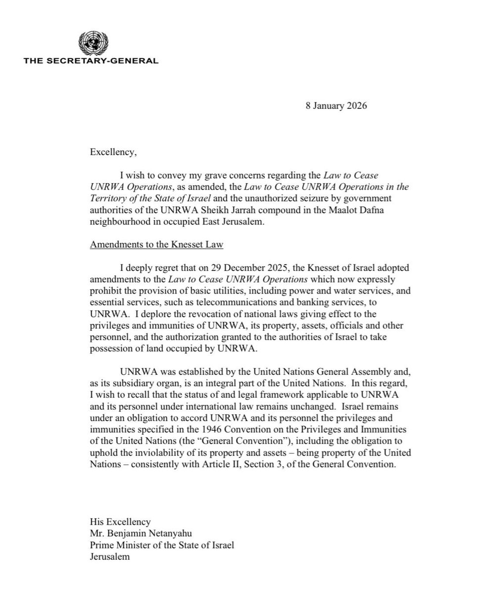 Ah, der UN-GSec muss ja Briefe schreiben...
Prioritäten. So wichtig.