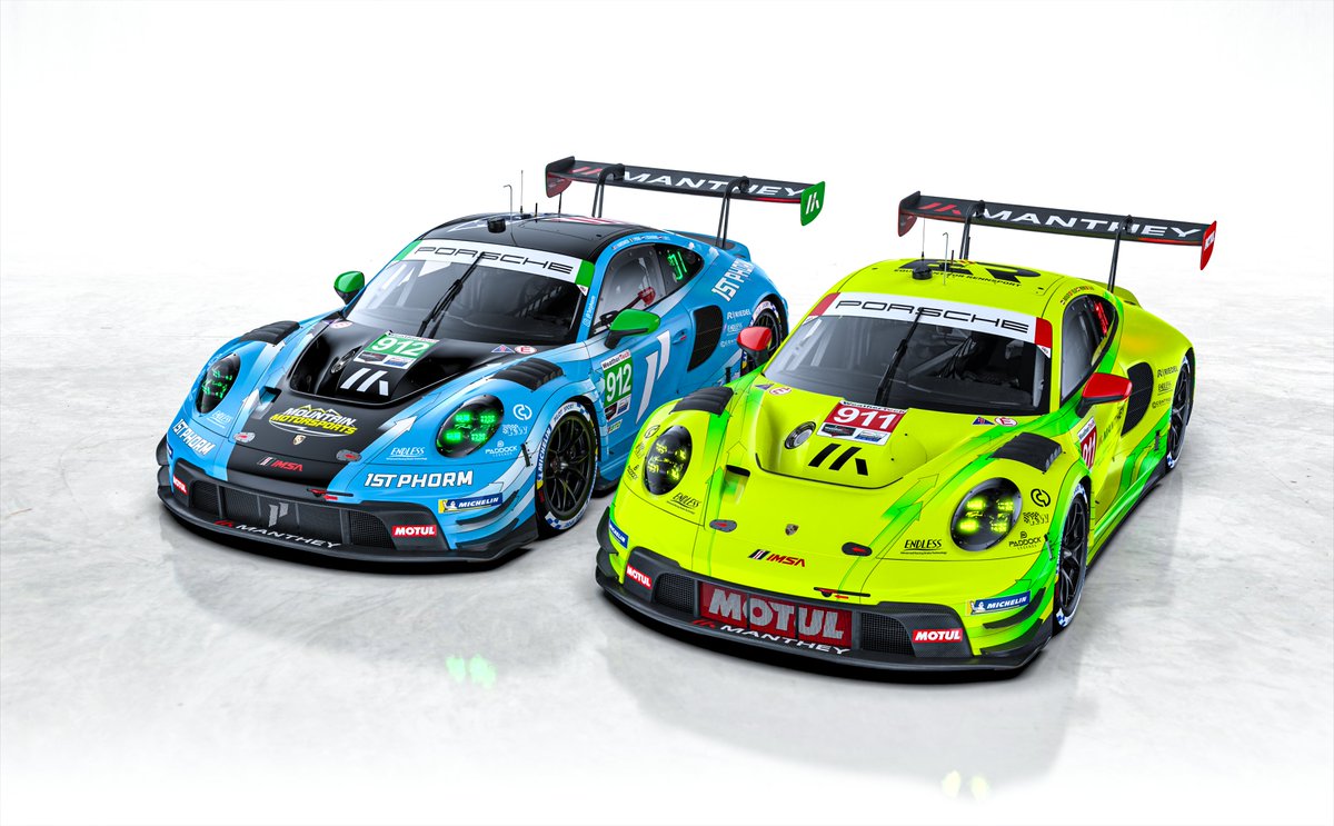 manthey_racing's tweet image. Presenting our squad for the @IMSA Rolex 24 at @DAYTONA🔥

We're counting down the days until our Grello and Manthey 1st Phorm Porsche make their American debut. Track action starts with the ROAR this Friday!

#Manthey #Porsche #IMSA #911GT3R #1stPhorm #Daytona #Rolex24
