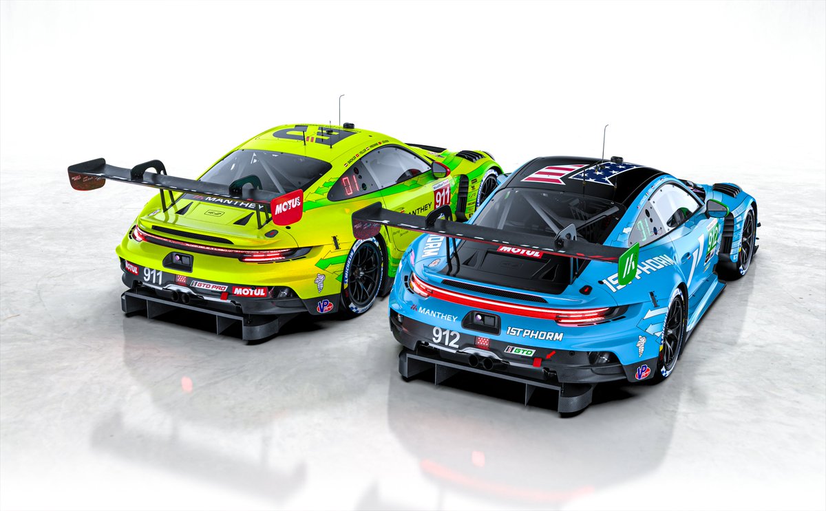 manthey_racing's tweet image. Presenting our squad for the @IMSA Rolex 24 at @DAYTONA🔥

We're counting down the days until our Grello and Manthey 1st Phorm Porsche make their American debut. Track action starts with the ROAR this Friday!

#Manthey #Porsche #IMSA #911GT3R #1stPhorm #Daytona #Rolex24