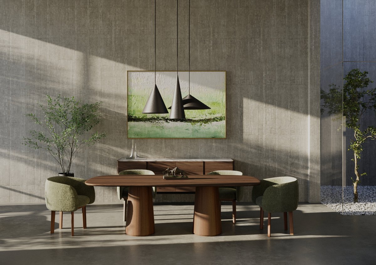 The Nido armchair is the perfect complement for the Amos dining table. Both, designed by Christian Haas, are among our best-selling items from last year. More at wewood.eu