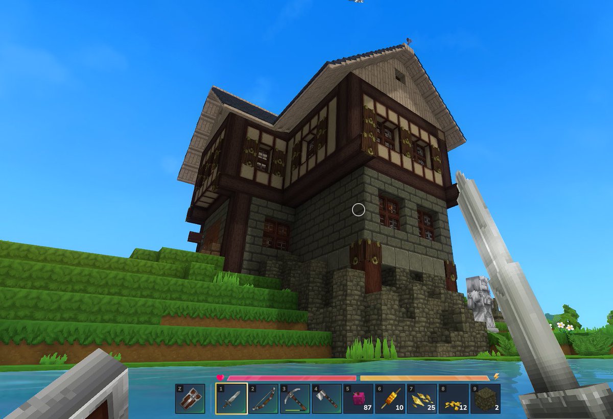 Queda menos de 1 hora para Hytale, así que les quiero mostrar la primera casa que hice allá por Noviembre