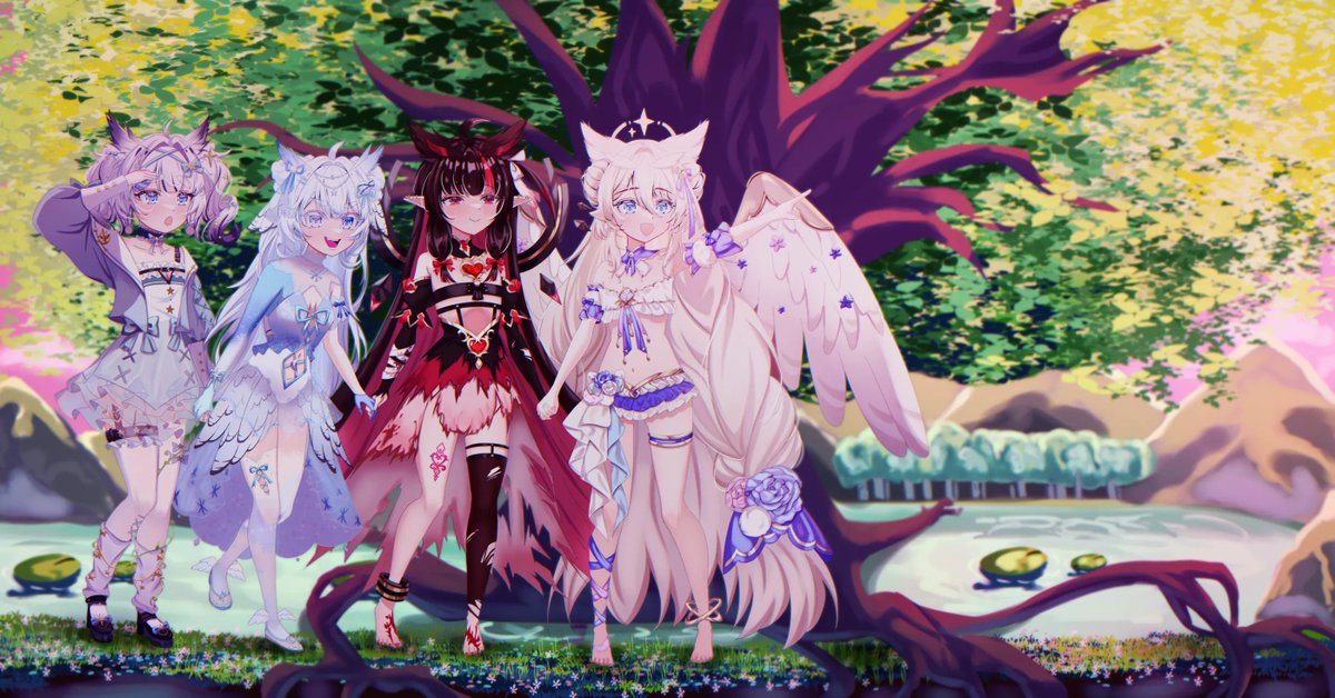 MTiger156's tweet photo. Happy streaming anniversary Silvi!
Just like how she guides the hootipies toward happier lives, Angel Silvi is a guiding force for her past selves, leading all of them toward a big bright future!

Art by: finallyvdx
#Silvillust https://t.co/zO3p0kAWht