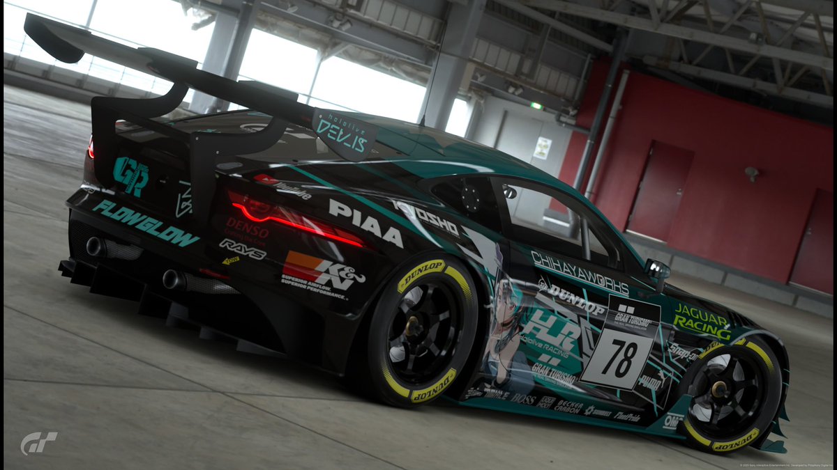 まだ誰も作っていなかったので…Jaguar FタイプGR.3で千速リバリー作り