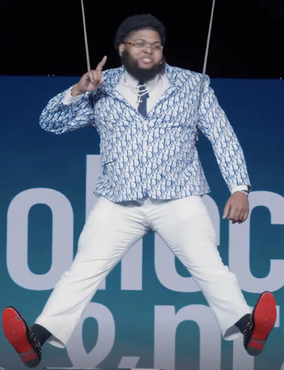 “They asked why I wear Christian Louboutins. Well I’m a Christian first and I walk in the blood of Jesus.” 

 Druski is crazy 😂😂