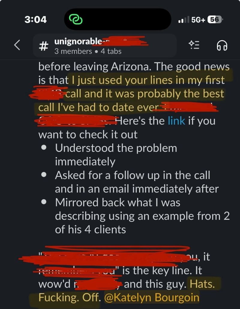 First 1:1 Project Delivers Best Sales Call Ever
