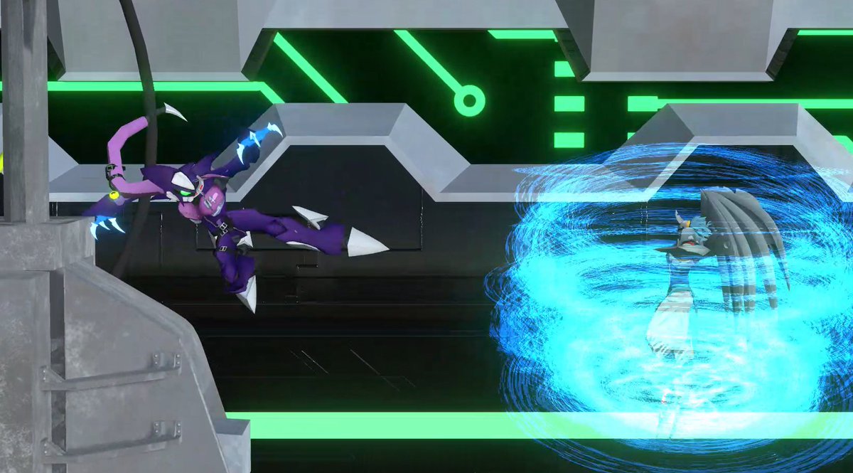 DRA_Remake's tweet photo. Snatchmon is a clever fighter that attacks and absorbs data of foes to rebound in battle. As Snatchmon climbs higher and higher with meter, they shake off the damage dealt to them with fusionize, preparing to strike back tenfold when the time is right.
#Snatchmon #Projectdigimon https://t.co/HjLHN7D9WT