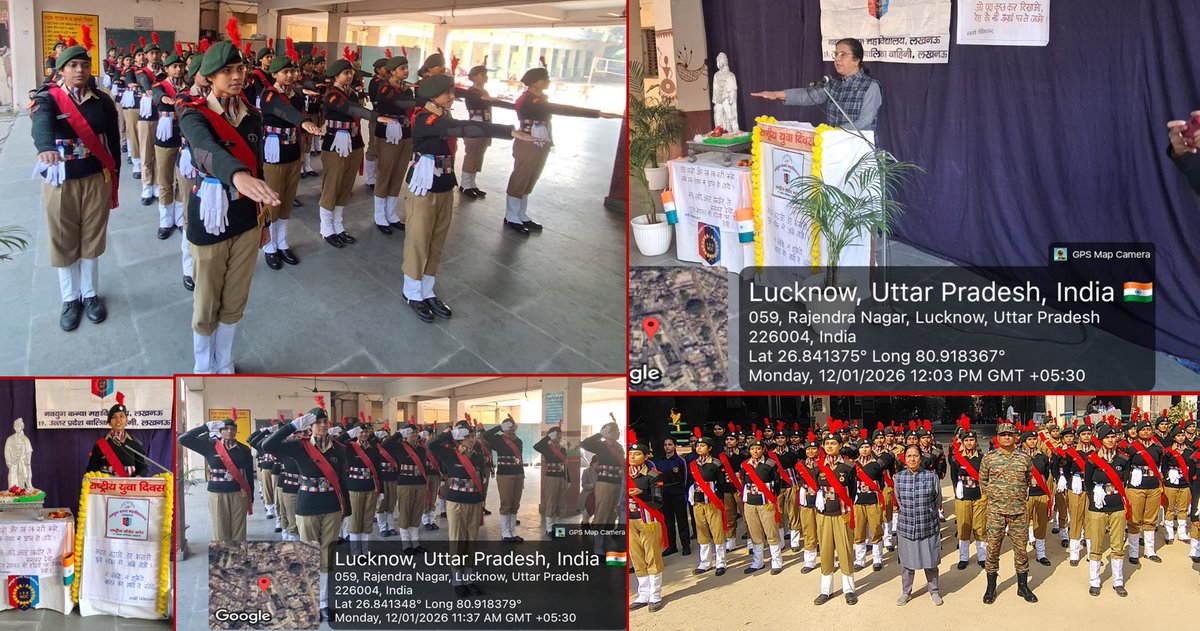 NCC WING OF NAVYUG KANYA MAHAVIDYALAYA, LUCKNOW tweet media