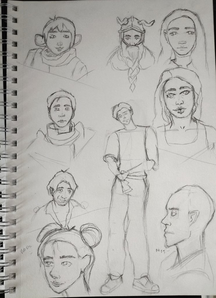 Weiry__'s tweet image. More drawing practice.